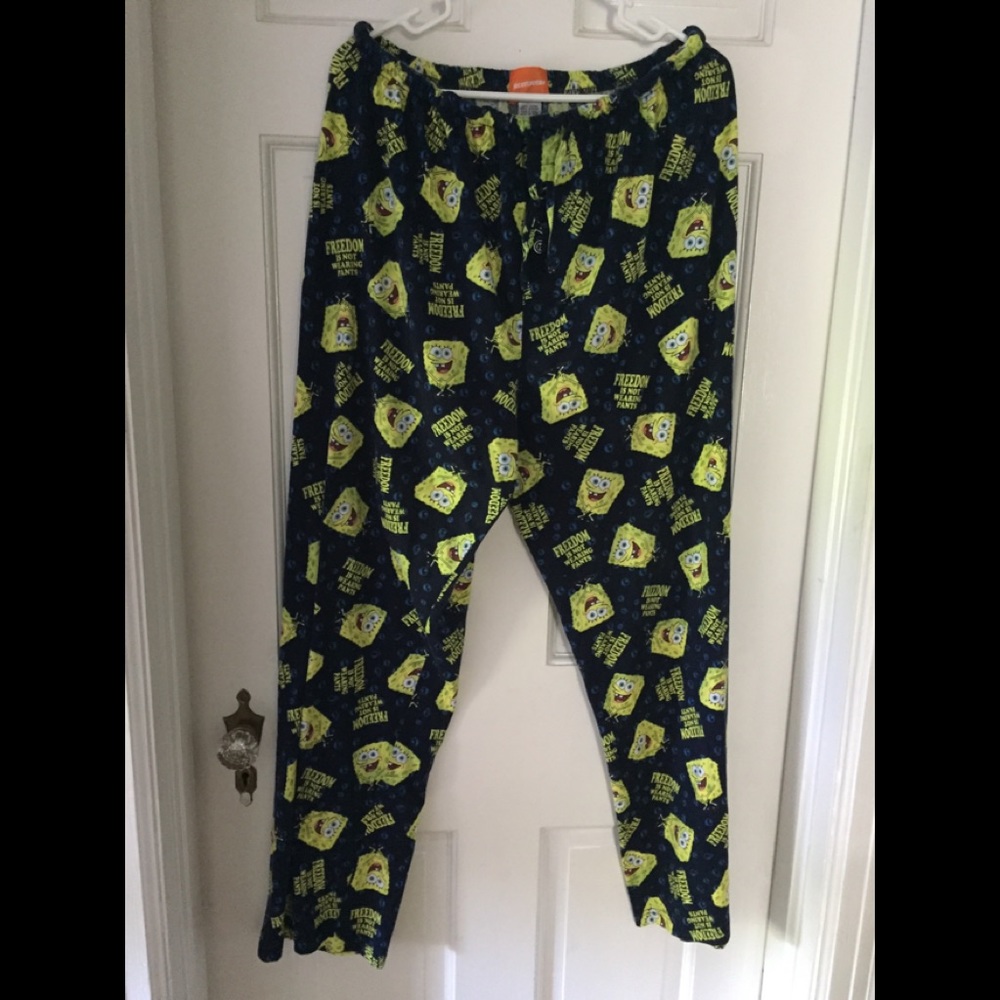 SPONGE BOB Jammie Pants! Youth size XL. - Picture 2 of 3